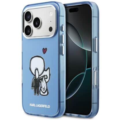 Karl Lagerfeld Karl & Choupette - θήκη για Apple iPhone 17 Pro - Μπλε