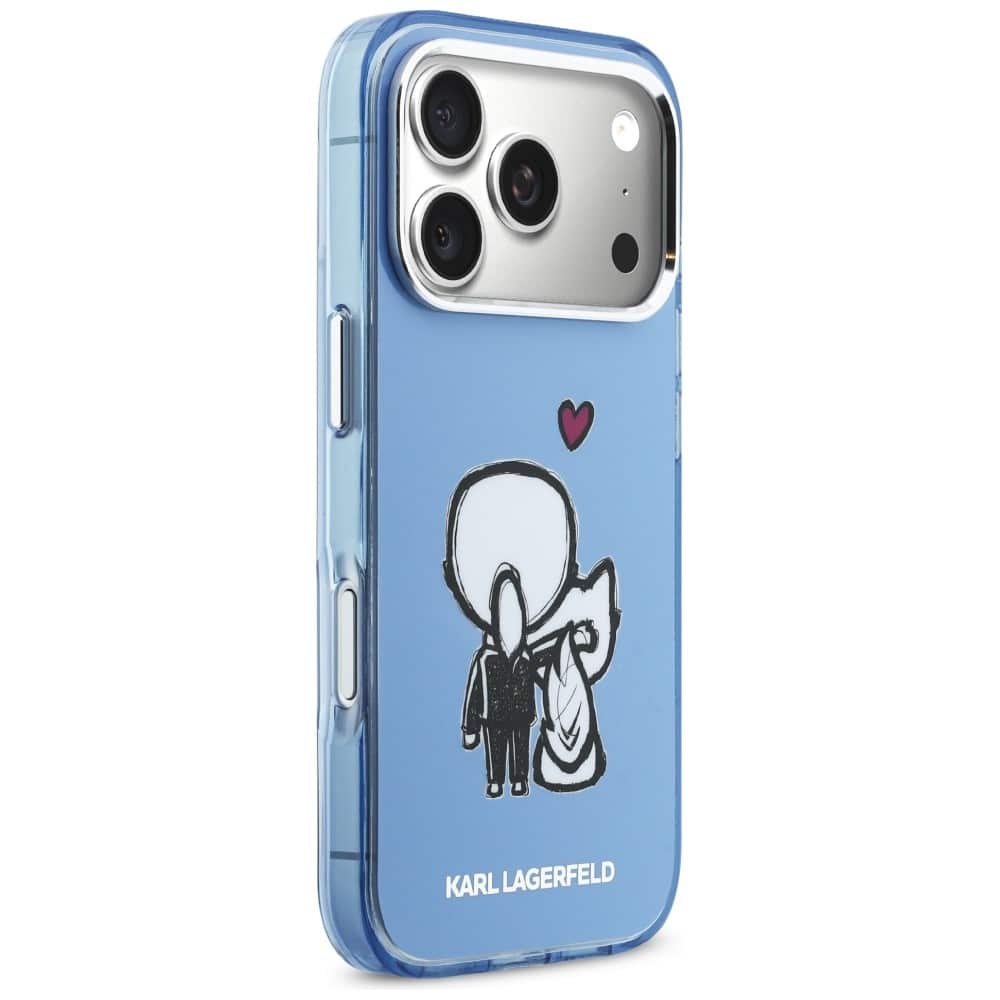 Karl Lagerfeld Karl & Choupette - θήκη για Apple iPhone 17 Pro - Μπλε - Image 4