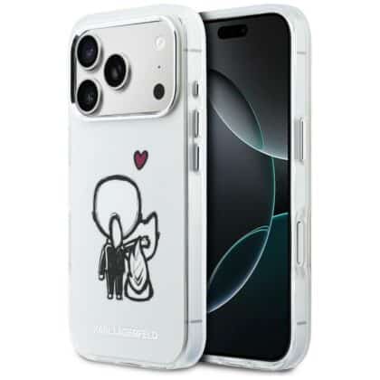 Karl Lagerfeld Karl & Choupette - θήκη για Apple iPhone 17 Pro - Διάφανο