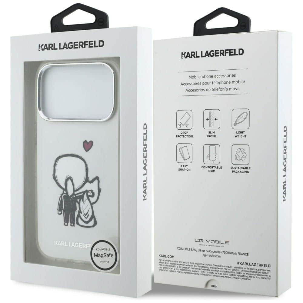 Karl Lagerfeld Karl & Choupette - θήκη για Apple iPhone 17 Pro - Διάφανο - Image 8