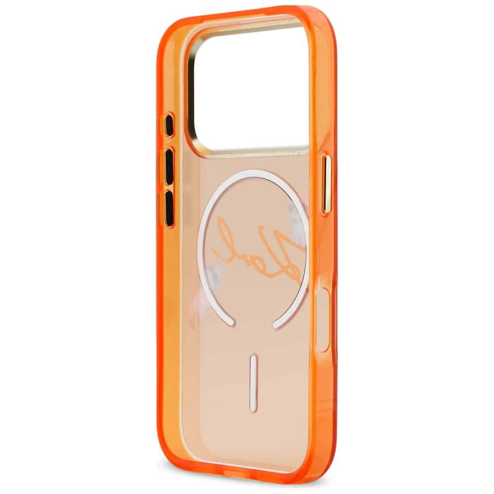 Karl Lagerfeld IML Choupettes Karl Script Logo - θήκη για Apple iPhone 17 Pro Max - Πορτοκαλί - Image 7