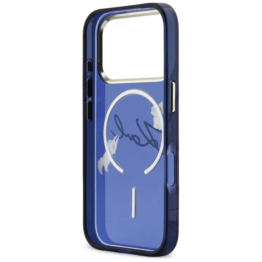 Karl Lagerfeld IML Choupettes Karl Script Logo - θήκη για Apple iPhone 17 Pro - Μπλε - Image 7