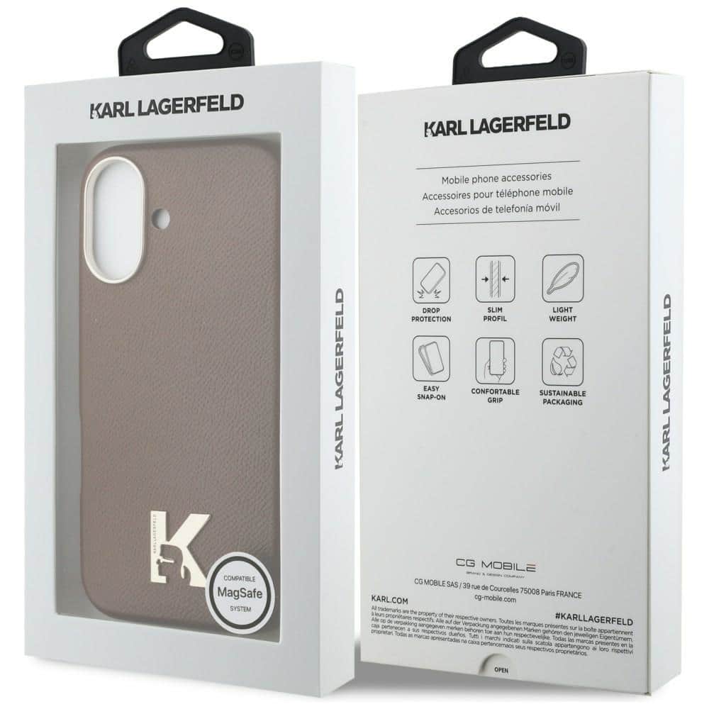 Karl Lagerfeld Karl Head Logo - θήκη για Apple iPhone 17 - Καφέ - Image 8