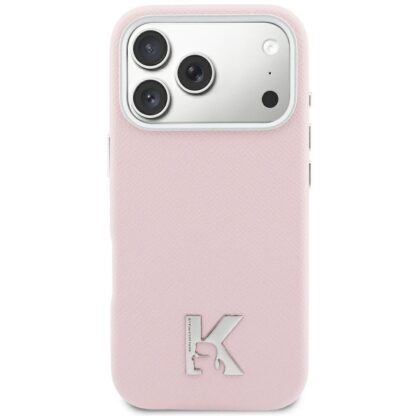 Karl Lagerfeld Karl Head Logo MagSafe - θήκη για Apple iPhone 17 - Ροζ