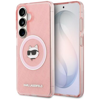Karl Lagerfeld IML Repeat Chaupette - θήκη για Samsung Galaxy S26 - Ροζ