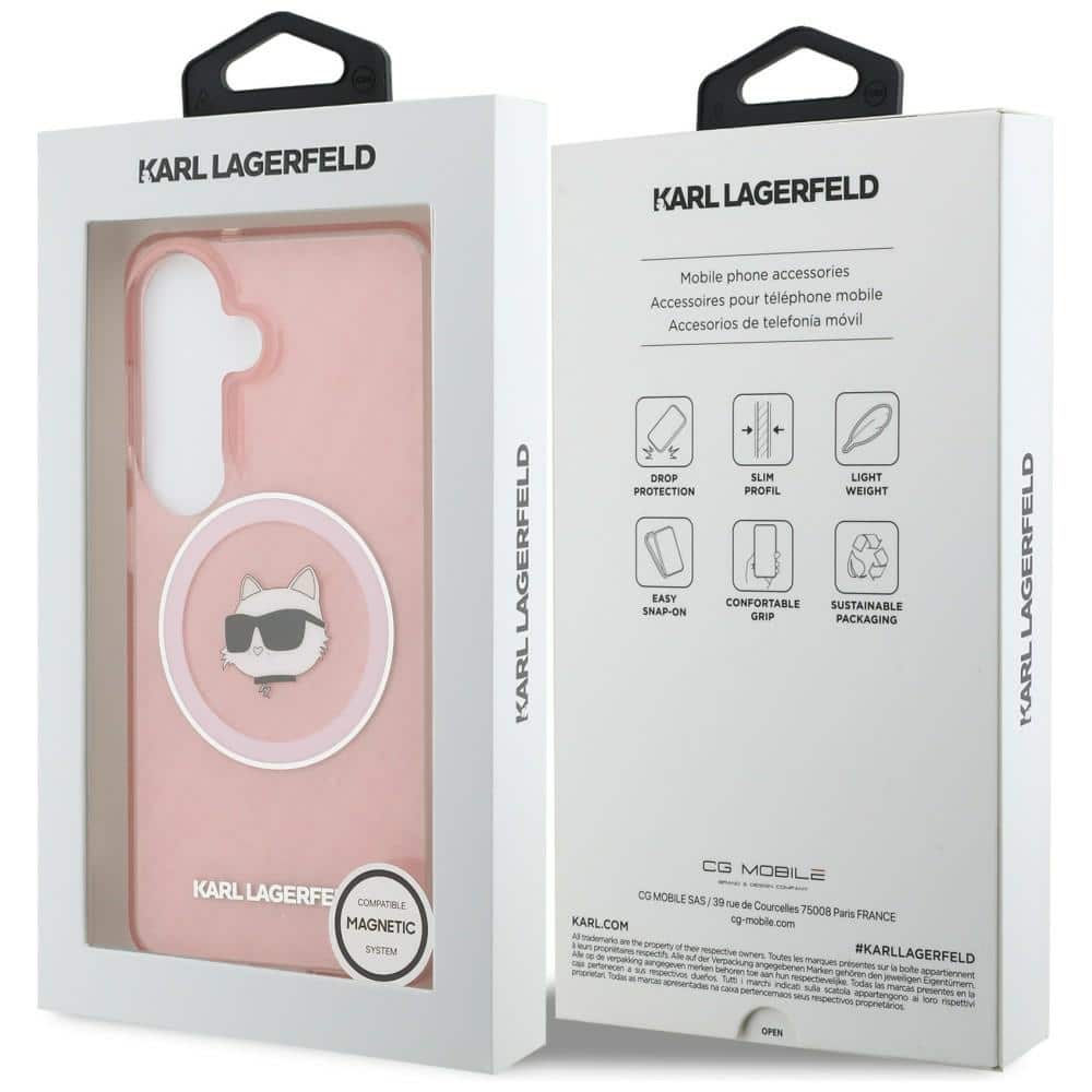 Karl Lagerfeld IML Repeat Chaupette - θήκη για Samsung Galaxy S26 - Ροζ - Image 8