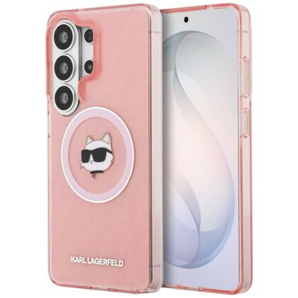 Karl Lagerfeld IML Repeat Choupette - θήκη για Samsung Galaxy S26 Ultra - Ροζ