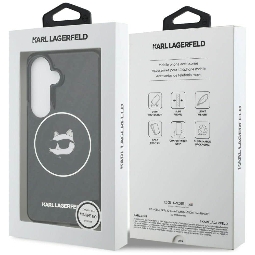 Karl Lagerfeld IML Repeat Choupette - θήκη για Samsung Galaxy S26 - Μαύρο - Image 8