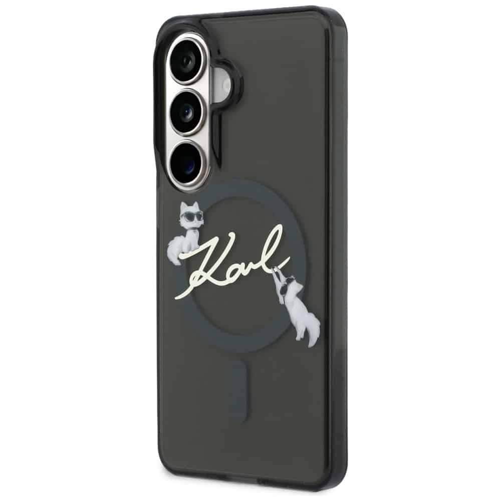 Θήκη Karl Lagerfeld IML KC Script MagSafe για Samsung Galaxy S26 Plus μαύρη - Image 2