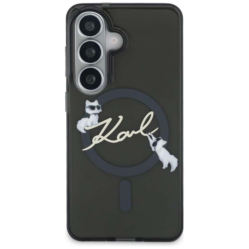 Θήκη Karl Lagerfeld IML KC Script MagSafe για Samsung Galaxy S26 Plus μαύρη - Image 3