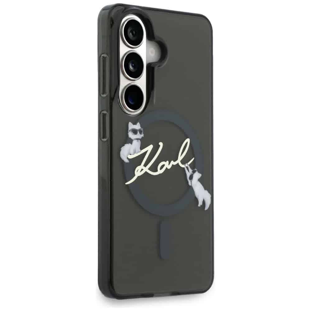 Θήκη Karl Lagerfeld IML KC Script MagSafe για Samsung Galaxy S26 Plus μαύρη - Image 4