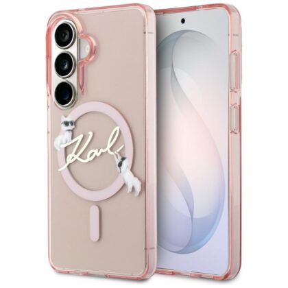 Karl Lagerfeld IML KC Script - θήκη για Samsung Galaxy S26 - Ροζ