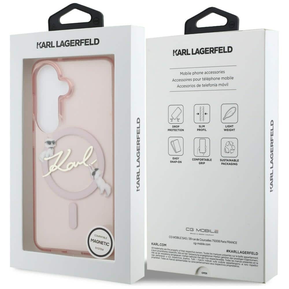 Karl Lagerfeld IML KC Script - θήκη για Samsung Galaxy S26 - Ροζ - Image 8