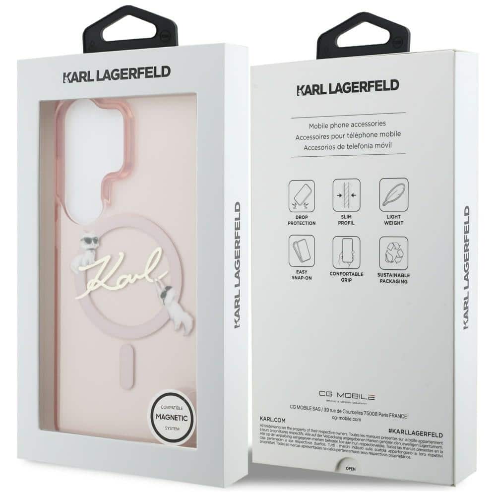 Karl Lagerfeld IML KC Script - θήκη για Samsung Galaxy S26 Ultra - Ροζ - Image 8
