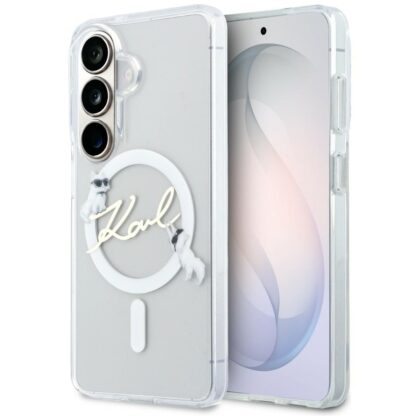 Karl Lagerfeld IML KC Script - θήκη για Samsung Galaxy S26 - Διάφανο