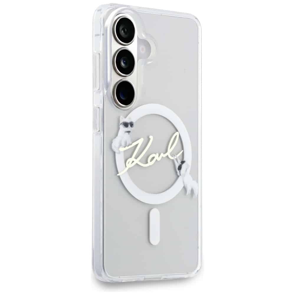 Karl Lagerfeld IML KC Script - θήκη για Samsung Galaxy S26 - Διάφανο - Image 4