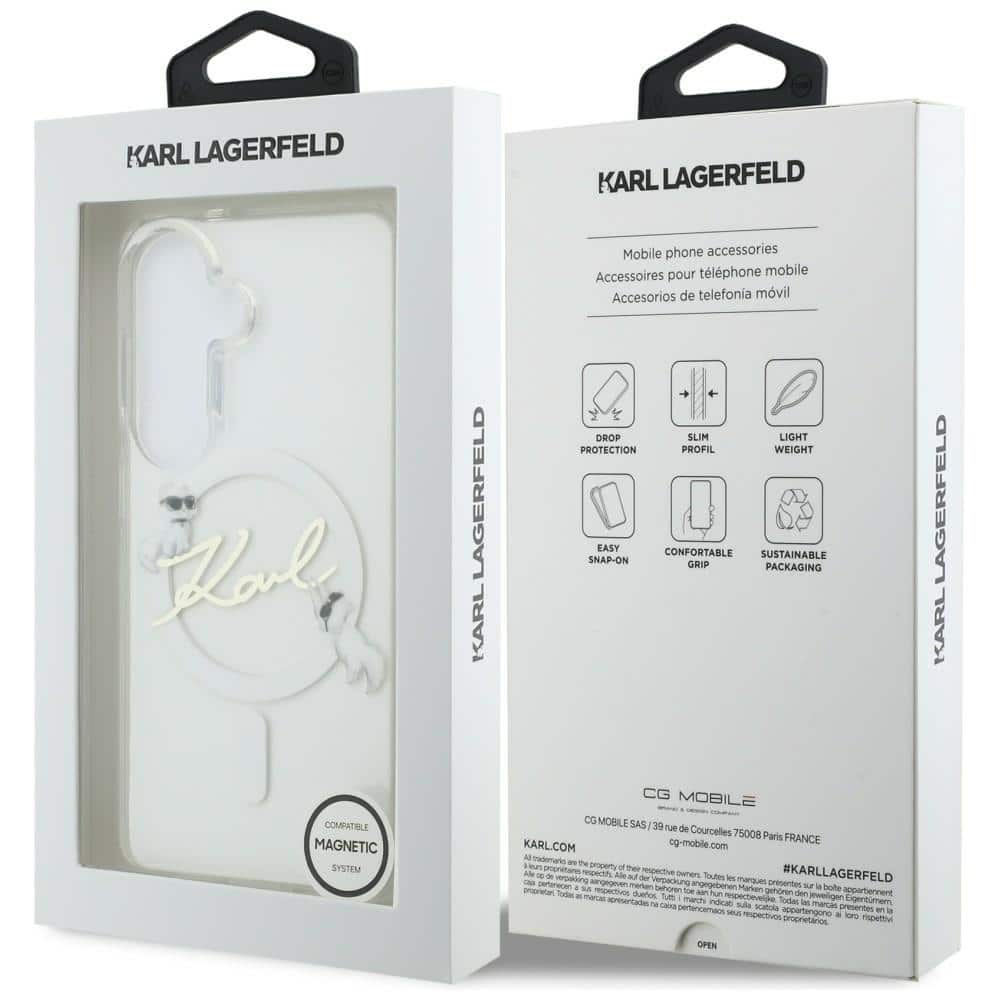 Karl Lagerfeld IML KC Script - θήκη για Samsung Galaxy S26 - Διάφανο - Image 8