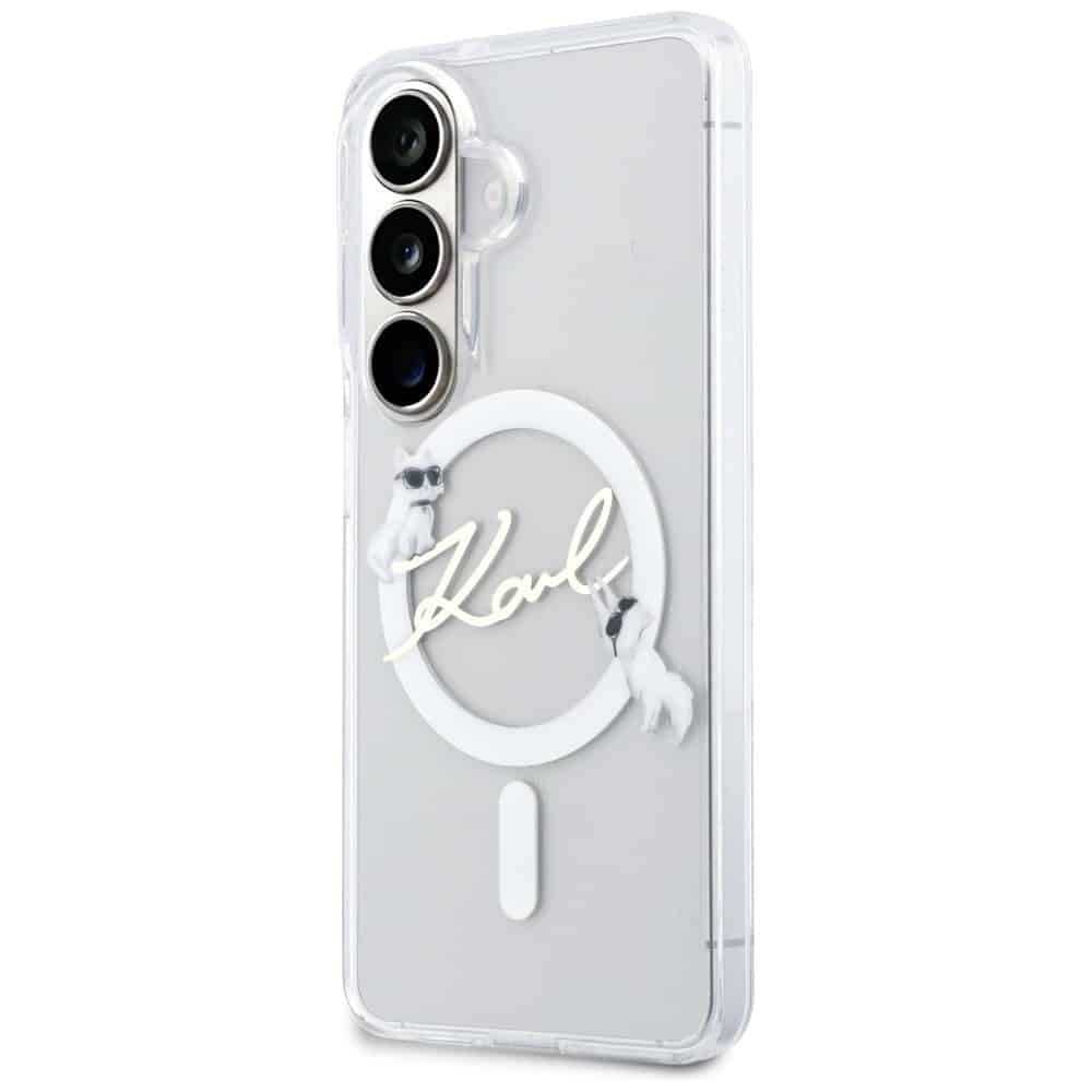 Θήκη Karl Lagerfeld IML KC Script MagSafe για Samsung Galaxy S26 Plus διαφανής - Image 2