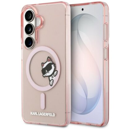Karl Lagerfeld IML Peekaboo Choupette - θήκη για Samsung Galaxy S26 - Ροζ