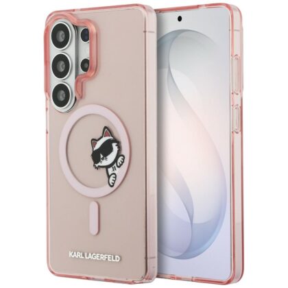 Karl Lagerfeld IML Peekaboo Choupette - θήκη για Samsung Galaxy S26 Ultra - Ροζ