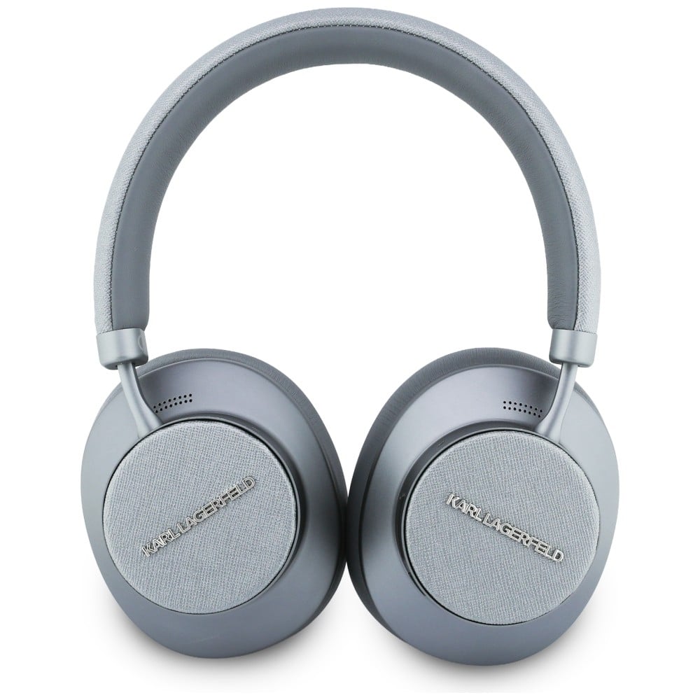 Ακουστικά Over-Ear Karl Lagerfeld Saffiano Επιμήκη Bluetooth ANC γκρι - Image 3