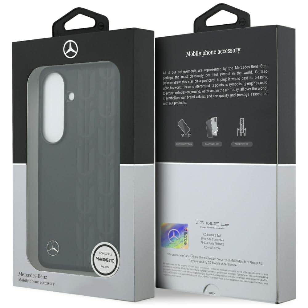 Θήκη Mercedes Laurel Leaves MagSafe για Samsung Galaxy S26 μαύρη - Image 8