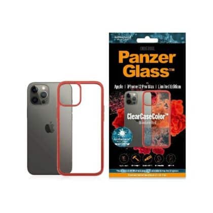 PanzerGlass ClearCase - θήκη για Apple iPhone 12 Pro Max - Κόκκινο