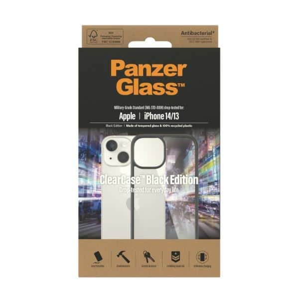 PanzerGlass ClearCase - θήκη για Apple iPhone 14 / 15 13 - Μαύρο - Image 3