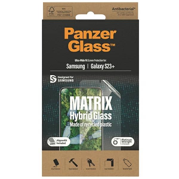 Προστασία οθόνης PanzerGlass Matrix Ultra-Wide Fit Sam S23+ S916 7319 με ρυθμιστή θέσης - Image 3