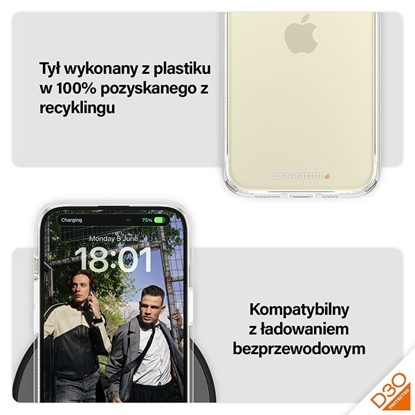 PanzerGlass HardCase - θήκη για Apple iPhone 15 Plus / 14 - Διάφανο - Image 5