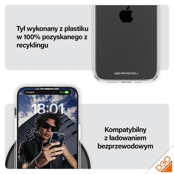 PanzerGlass HardCase - θήκη για Apple iPhone 15 Pro Max - Διάφανο - Image 5