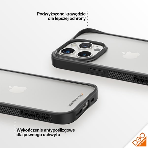 PanzerGlass ClearCase - θήκη για Apple iPhone 15 - Μαύρο - Image 4