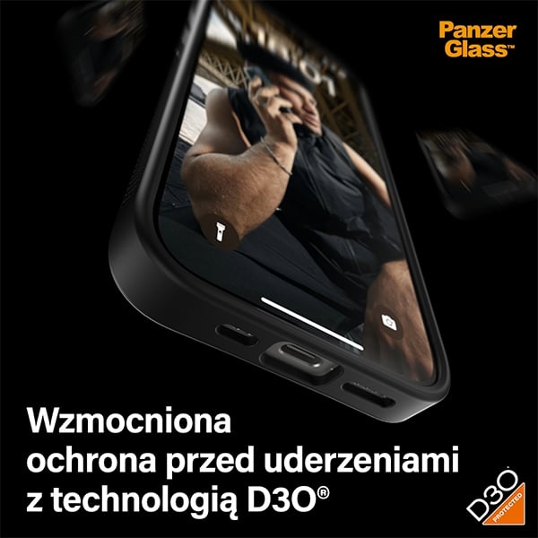 PanzerGlass ClearCase - θήκη για Apple iPhone 15 - Μαύρο - Image 7