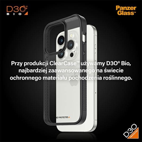 PanzerGlass ClearCase - θήκη για Apple iPhone 15 - Μαύρο - Image 8