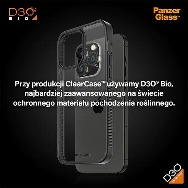 PanzerGlass ClearCase - θήκη για Apple iPhone 15 Pro Max - Μαύρο - Image 8