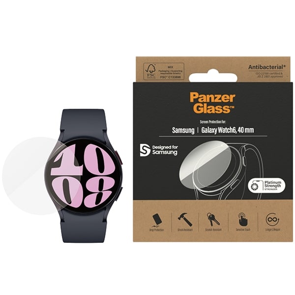 PanzerGlass Galaxy Watch6 40mmΠροστασία Οθόνης Αντιβακτηριδιακό 3683 - Image 2