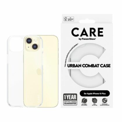 PanzerGlass Urban Combat - θήκη για Apple iPhone 15 Plus - Διάφανο