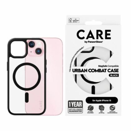 PanzerGlass Urban Combat Case MagSafe - θήκη για Apple iPhone 15 - Μαύρο