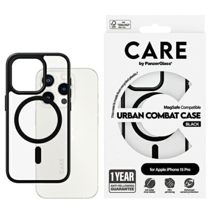 PanzerGlass Urban Combat - θήκη για Apple iPhone 15 Pro - Μαύρο