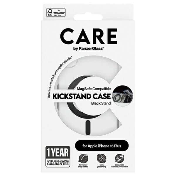 PanzerGlass Kickstand Case MagSafe - θήκη για Apple iPhone 16 Plus - Μαύρο - Image 5