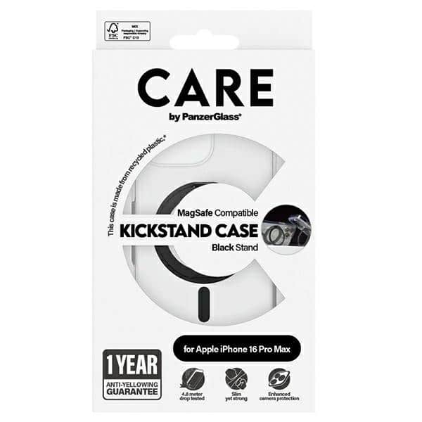 PanzerGlass Kickstand Case MagSafe - θήκη για Apple iPhone 16 Pro Max - Μαύρο - Image 5