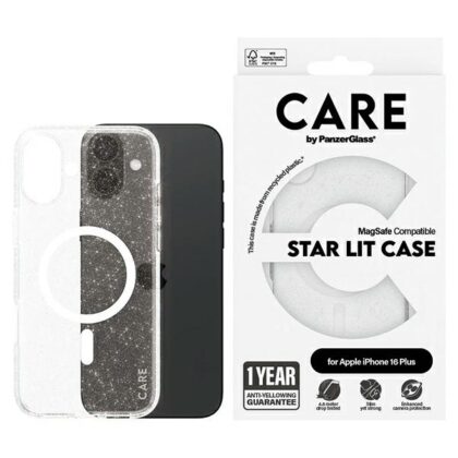 PanzerGlass Flagship Star LitCase - θήκη για Apple iPhone 16 Plus - Λευκό