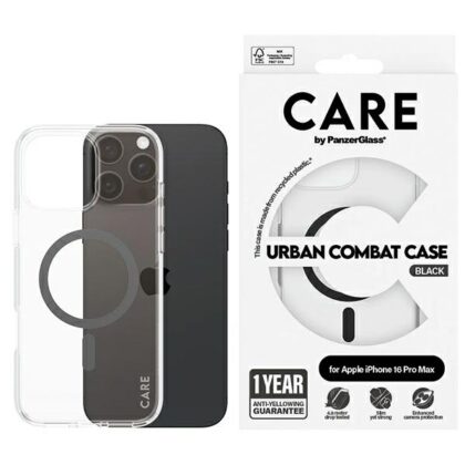 Θήκη CARE by PanzerGlass Flagship για το 16 Pro Max 6,9" μαύρη MagSafe 1348
