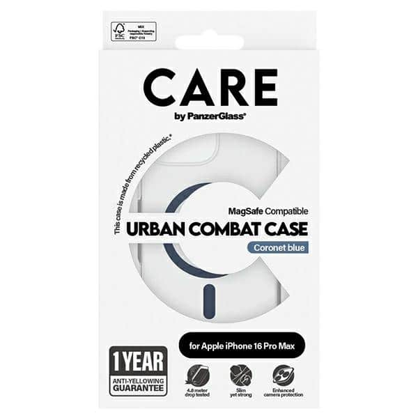 PanzerGlass CARE - θήκη για Apple iPhone 16 Pro Max - Μπλε - Image 4