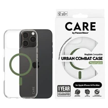 PanzerGlass CARE - θήκη για Apple iPhone 16 Pro Max - Πράσινο