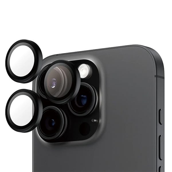 Προστατευτικό φακού PanzerGlass Hoops για iPhone 16 Pro 6.3" / 16 Pro Max 6.9" Μαύρο 1284 - Image 2