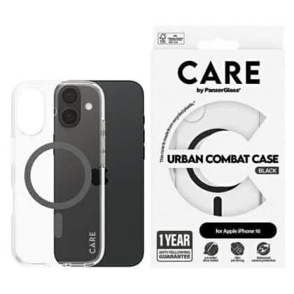 PanzerGlass Flagship Case - θήκη για Apple iPhone 16 - Μαύρο