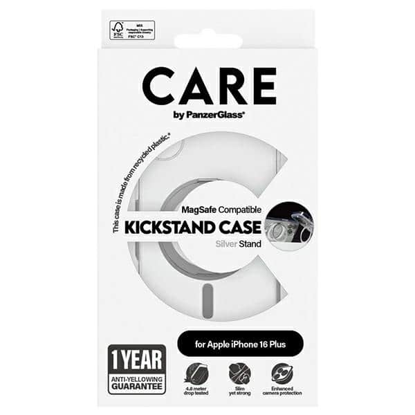 PanzerGlass CARE - θήκη για Apple iPhone 16 Plus - Ασημί - Image 4