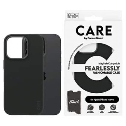 Θήκη μόδας CARE by PanzerGlass για iPhone 16 Pro 6.3" μαύρο MagSafe 1378