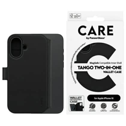 PanzerGlass Feature Tango - θήκη για Apple iPhone 16 - Μαύρο